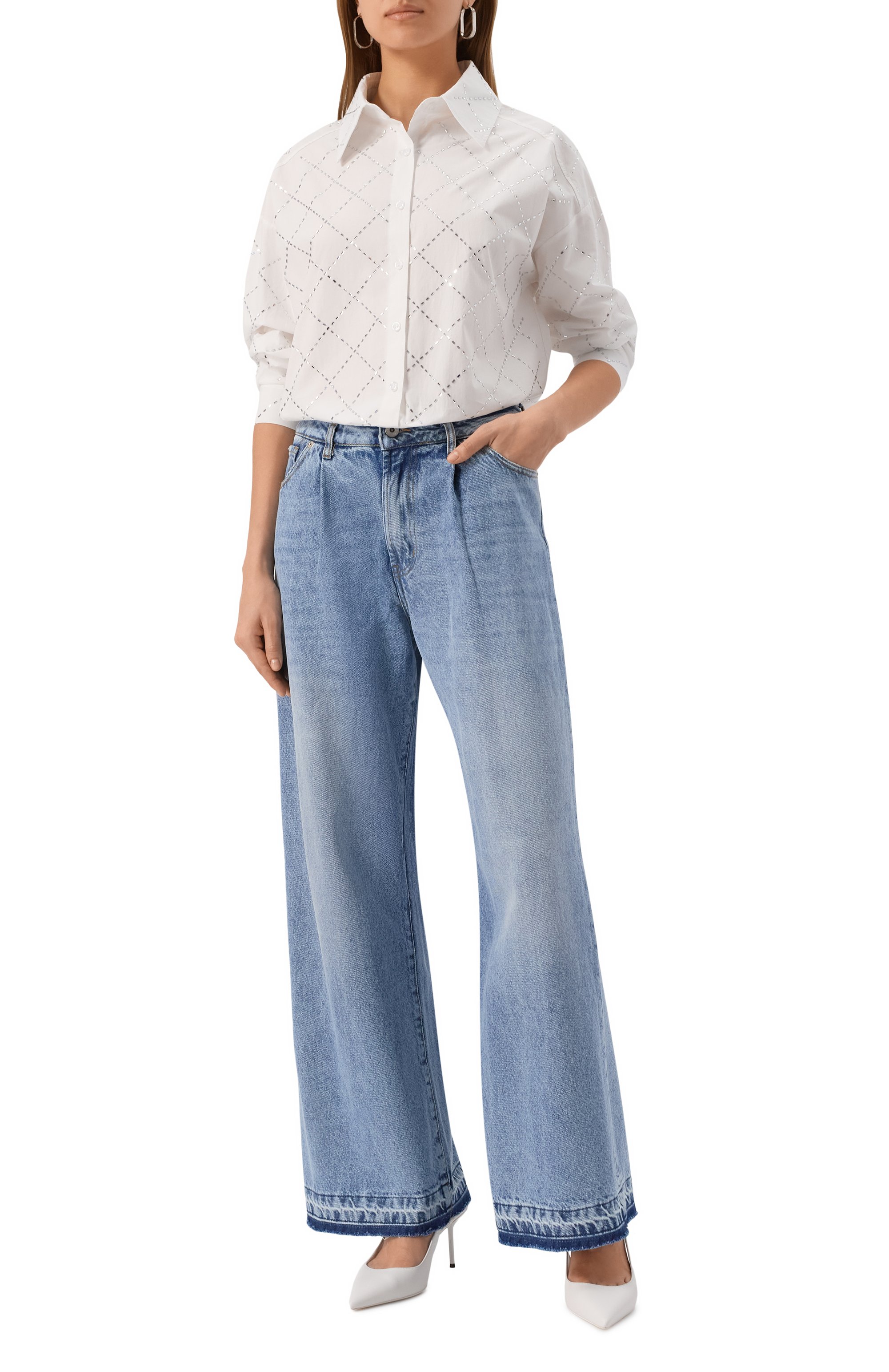 Хлопковая рубашка SEVEN LAB, арт. 125-C-W-15-10-006, фото 2