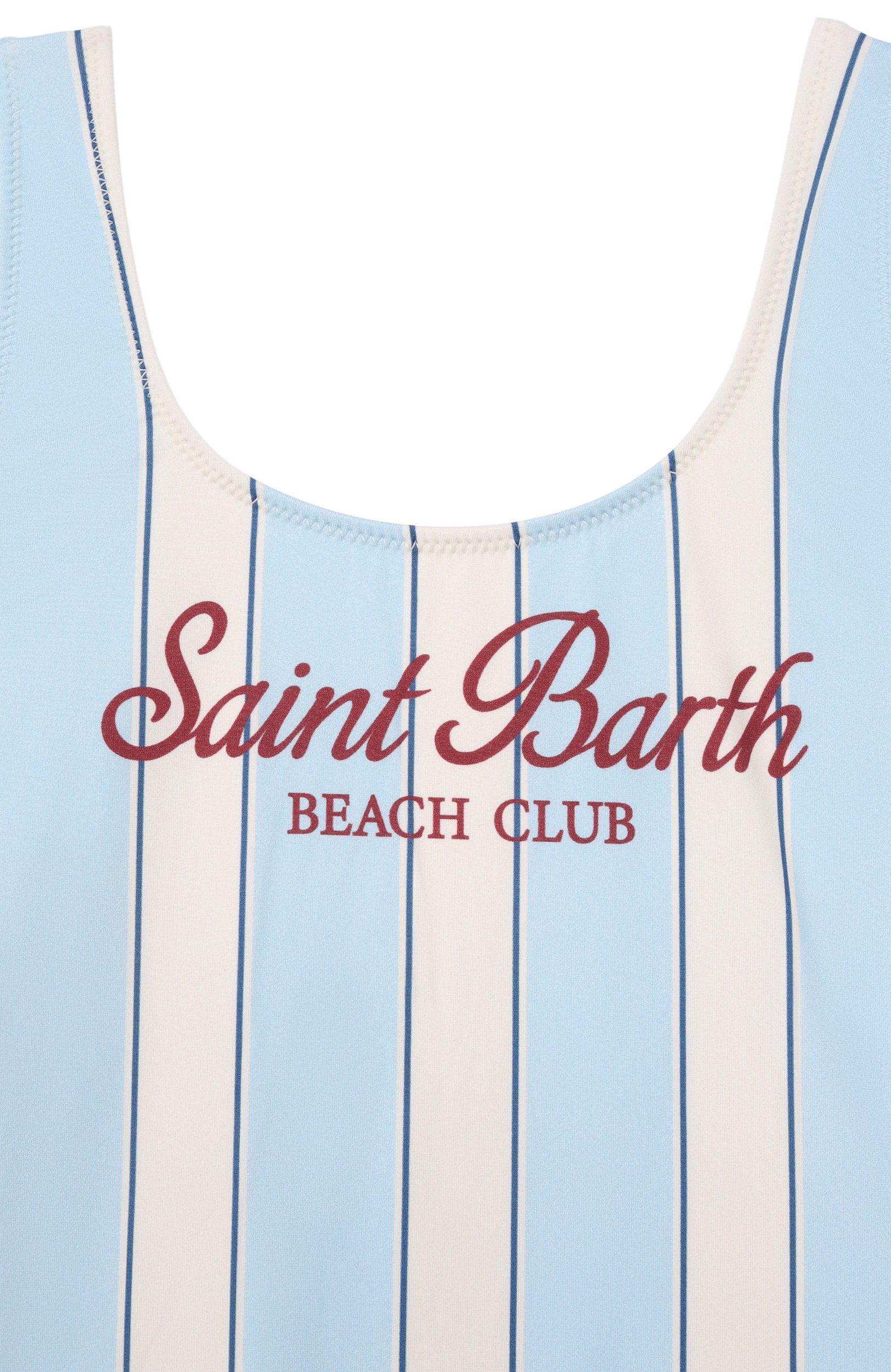 Слитный купальник MC2 SAINT BARTH голубого цвета по цене 13150 руб., арт. CARA007-03087L/CARA R, фото 3 Слитный купальник MC2 SAINT BARTH, арт. CARA007-03087L/CARA R, фото 3