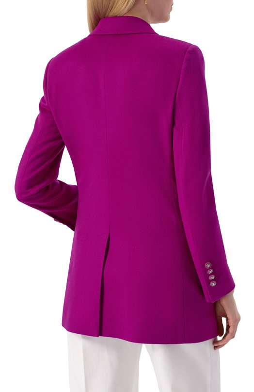 Кашемировый жакет Dolce & Gabbana F29GUT/FU2AX Фиолетовый  F29GUT/FU2AX Фото 4