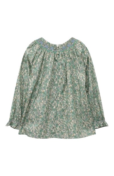 Хлопковая блузка GUCCI, арт. 615541 ZAEFR, фото 2