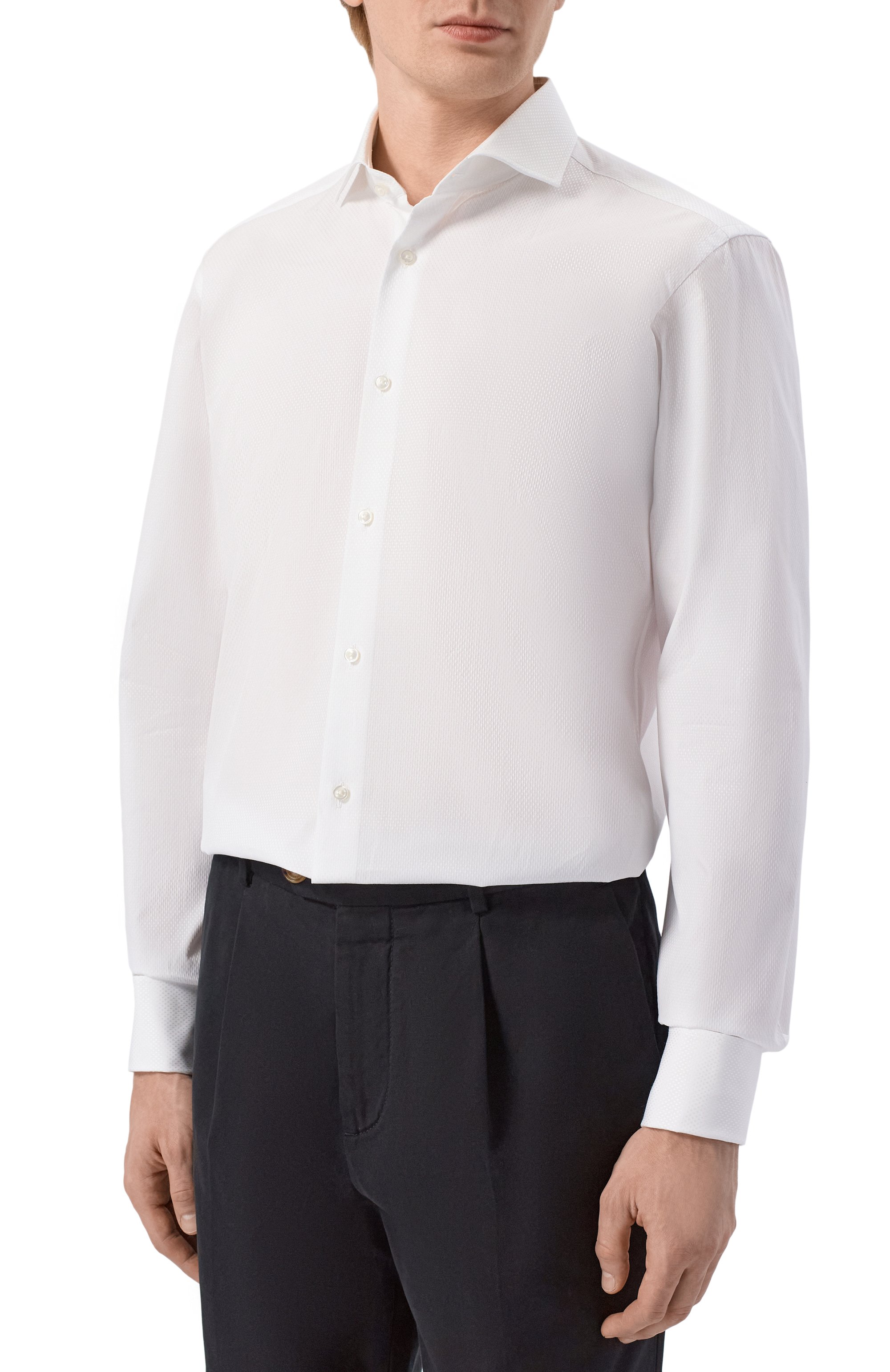 Хлопковая сорочка BOSS, арт. 50560745, фото 3