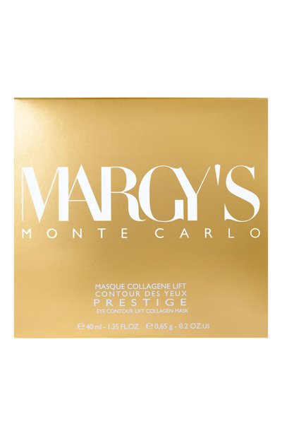 Коллагеновые лифтинг-патчи для контура глаз prestige (5шт.) MARGY’S MONTE CARLO, арт. 3760107910165