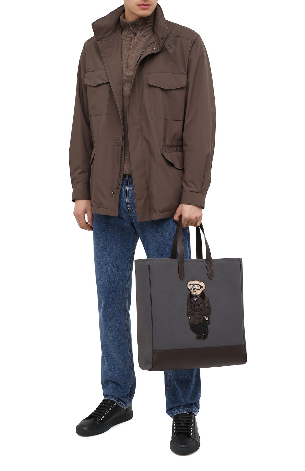 Текстильная сумка-тоут RALPH LAUREN, арт. 437824047, фото 2