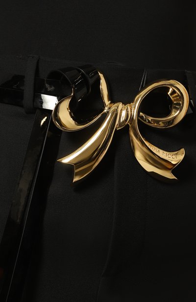 Кожаный пояс NINA RICCI черного цвета по цене 49950 руб., арт. 24AAA0119/LMB037, фото 3 Кожаный пояс NINA RICCI, арт. 24AAA0119/LMB037, фото 3