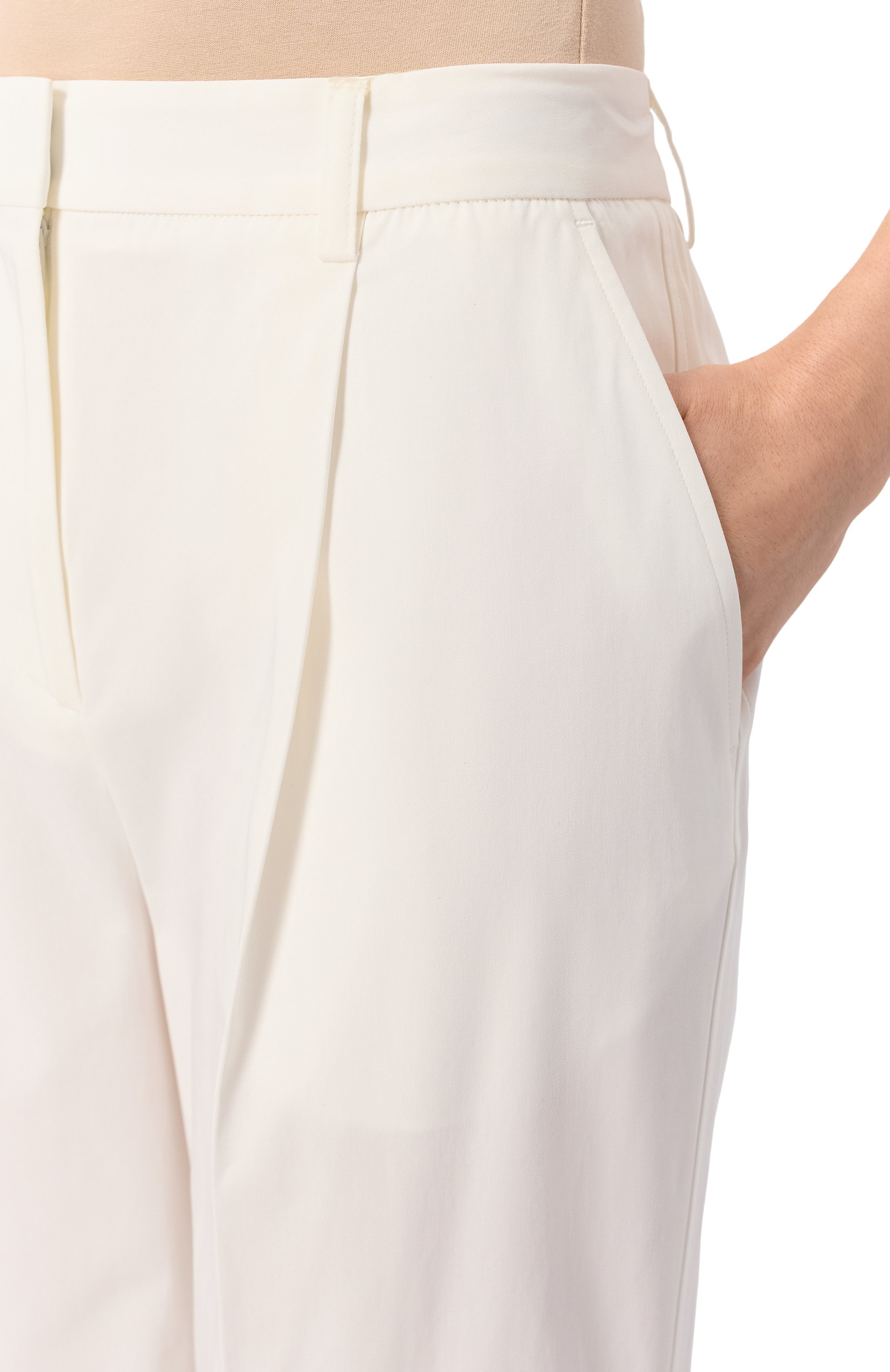 Хлопковые брюки TOTEME, арт. 252-WRB0246-FB0379, фото 5