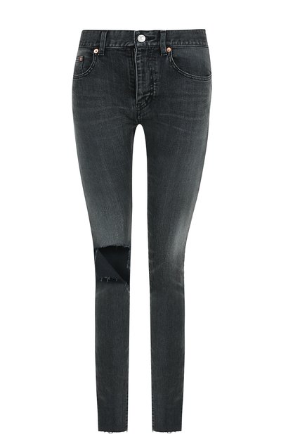 Женские джинсы-скинни с потертостями BALENCIAGA, арт. 493467/TXE12