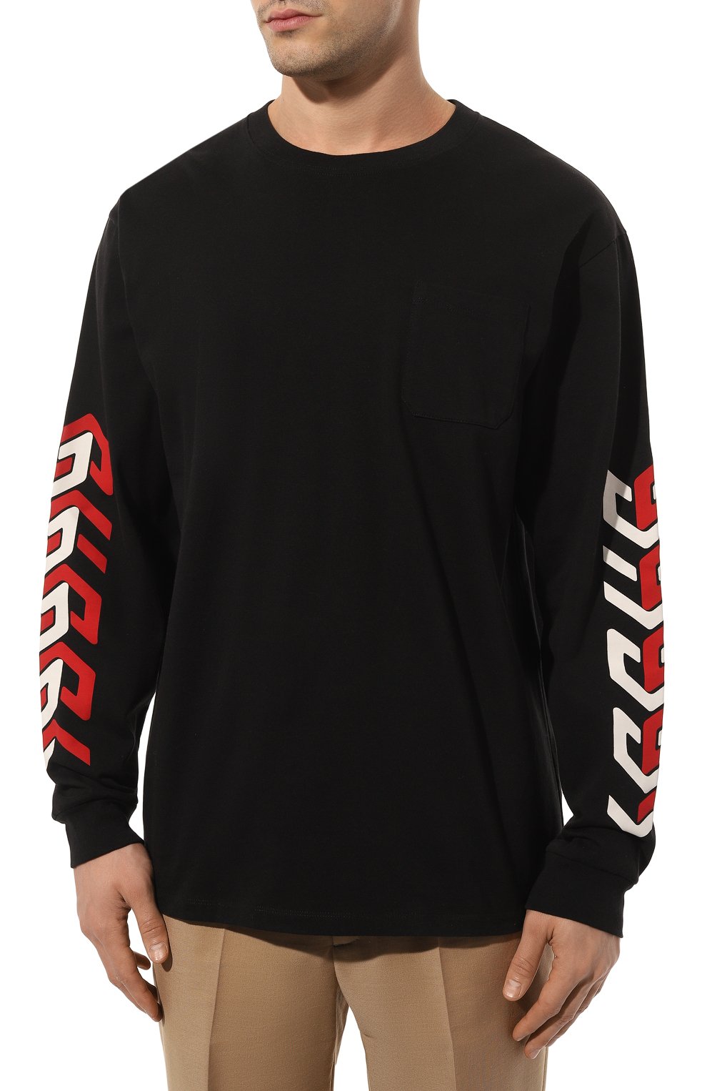 Хлопковый лонгслив GUCCI, арт. 676063 XJDWA, фото 3