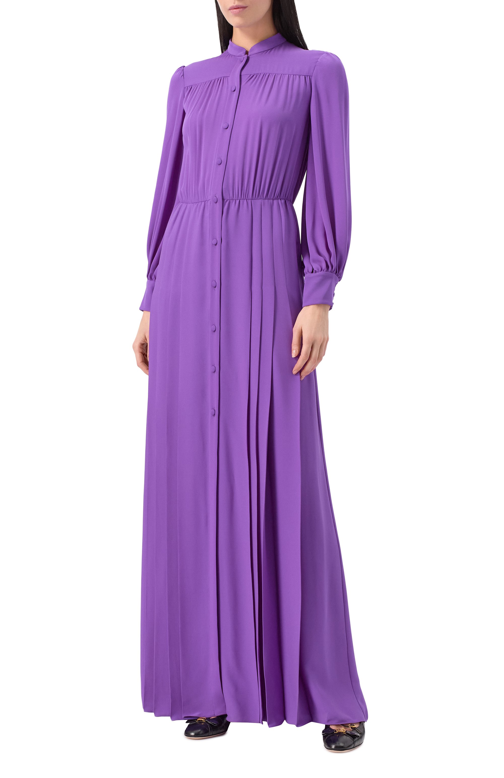 Шелковое платье VALENTINO, арт. 6B3VDKJ51MH, фото 3