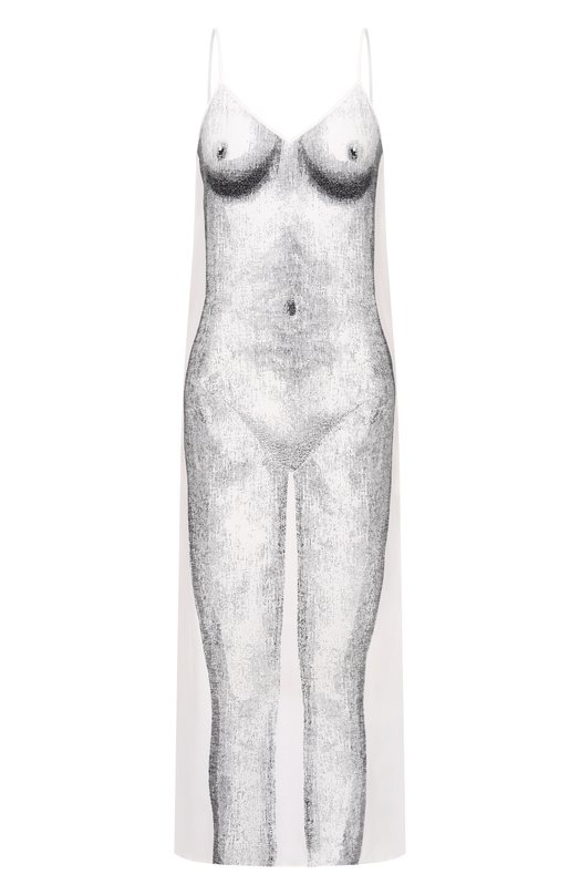 Платье из вискозы Moschino A0456/0554 Чёрно-белый A0456/0554