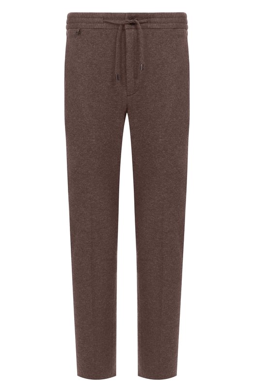 Брюки из хлопка и кашемира Stefano Ricci M1T5300174/TE3001_001 Коричневый M1T5300174/TE3001_001