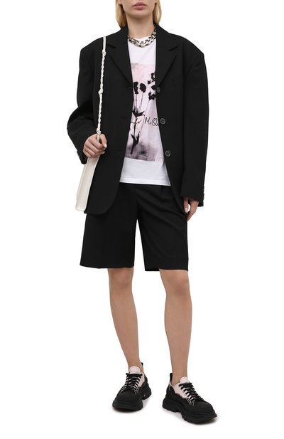 Хлопковая футболка ALEXANDER MCQUEEN, арт. 659730/QZAC3, фото 2