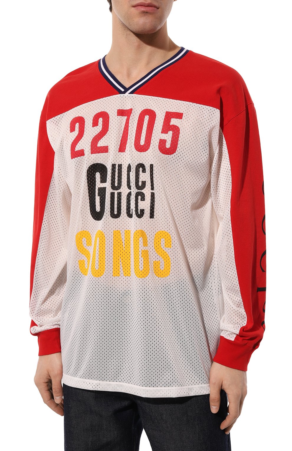 Хлопковый лонгслив GUCCI, арт. 677424 XJDXP, фото 3
