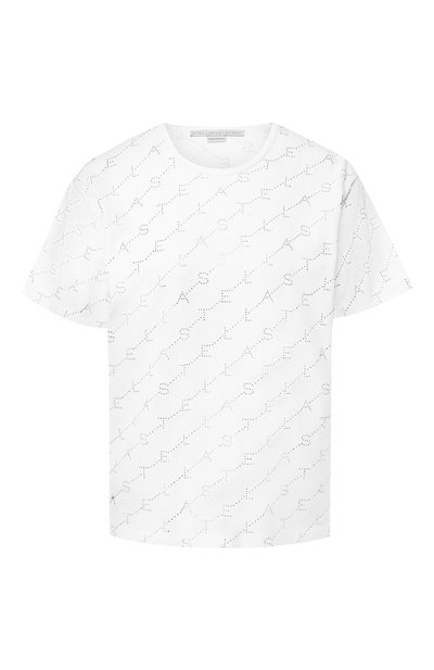 Женская хлопковая футболка STELLA MCCARTNEY, арт. 554572/SMW20