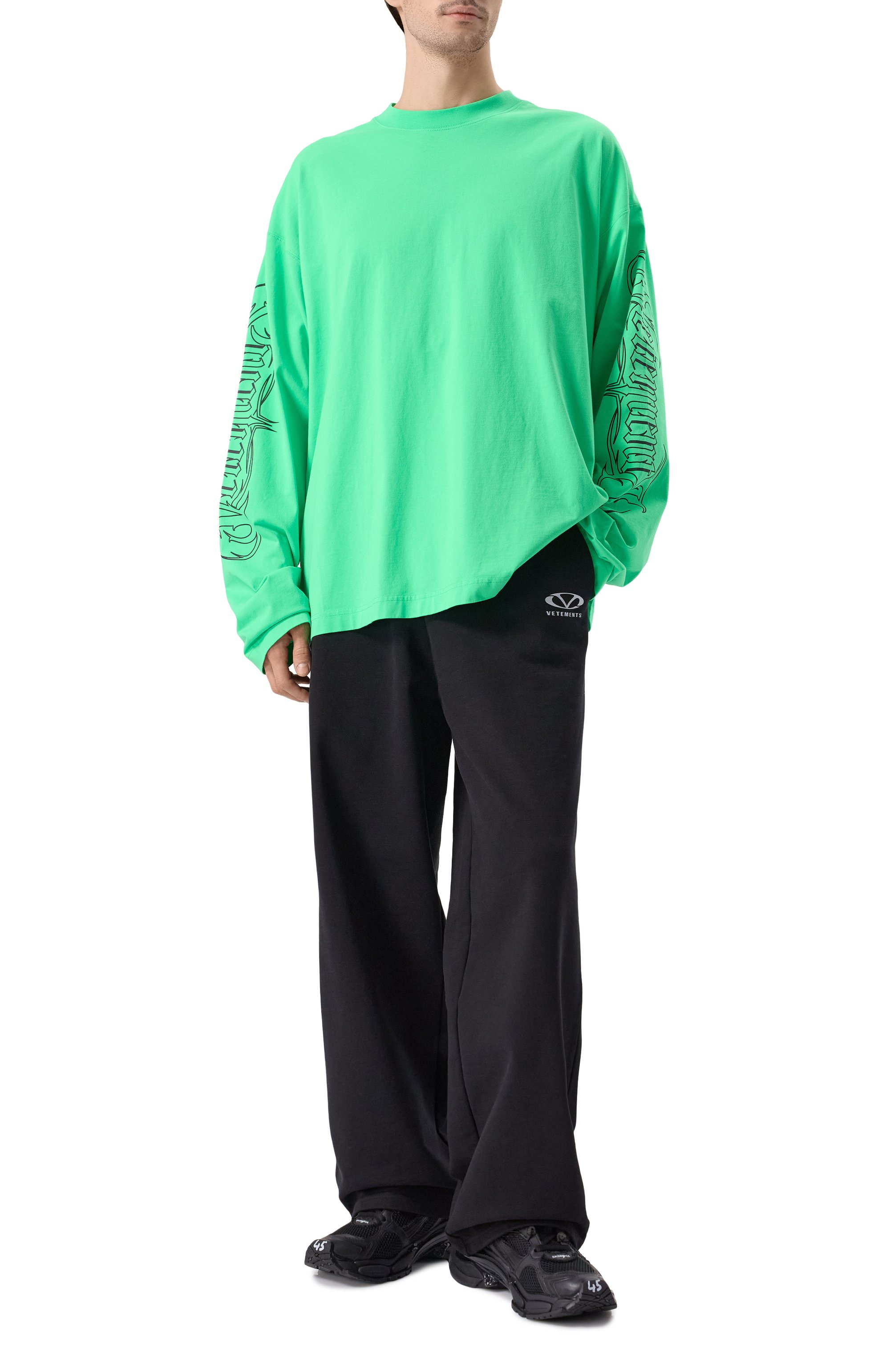 Хлопковый лонгслив VETEMENTS, арт. UA66LS620E, фото 2