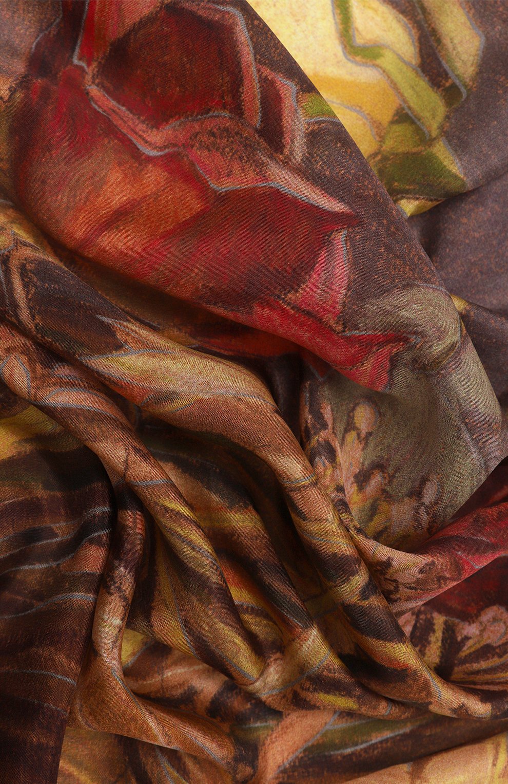 Шелковая шаль брабантские кружева GOURJI бежевого цвета по цене 22980 руб., арт. 91123737/6285108, фото 3 Шелковая шаль брабантские кружева GOURJI, арт. 91123737/6285108, фото 3