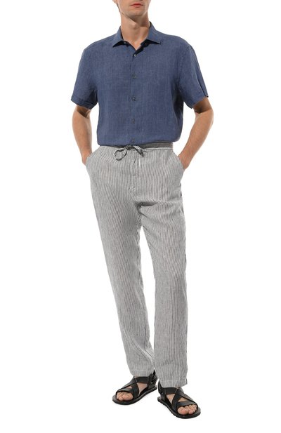 Льняные брюки 120% LINO, арт. 31ALIM299M/000G222/100, фото 2