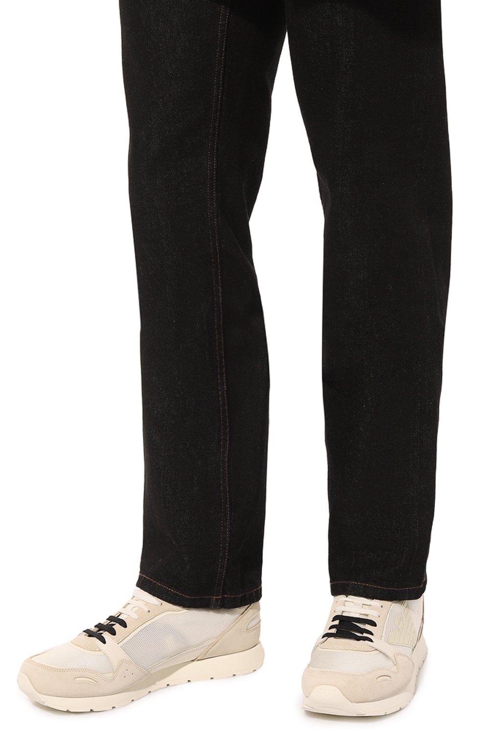 Комбинированные кроссовки EMPORIO ARMANI, арт. X4X537/XN730, фото 3