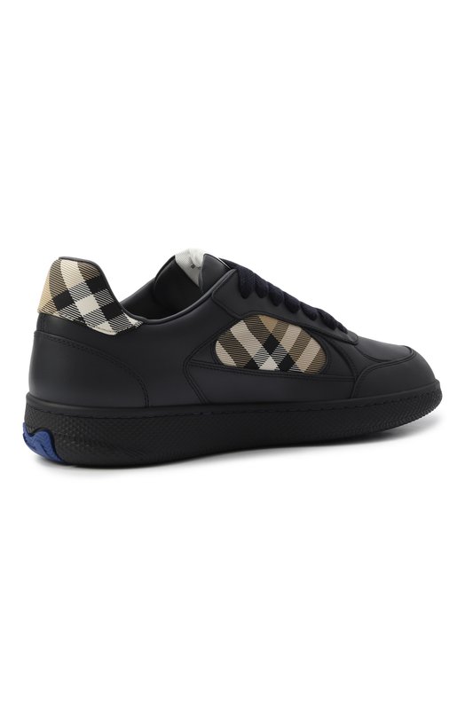 Комбинированные кеды Terrace Burberry 8110338 Синий  8110338 Фото 5