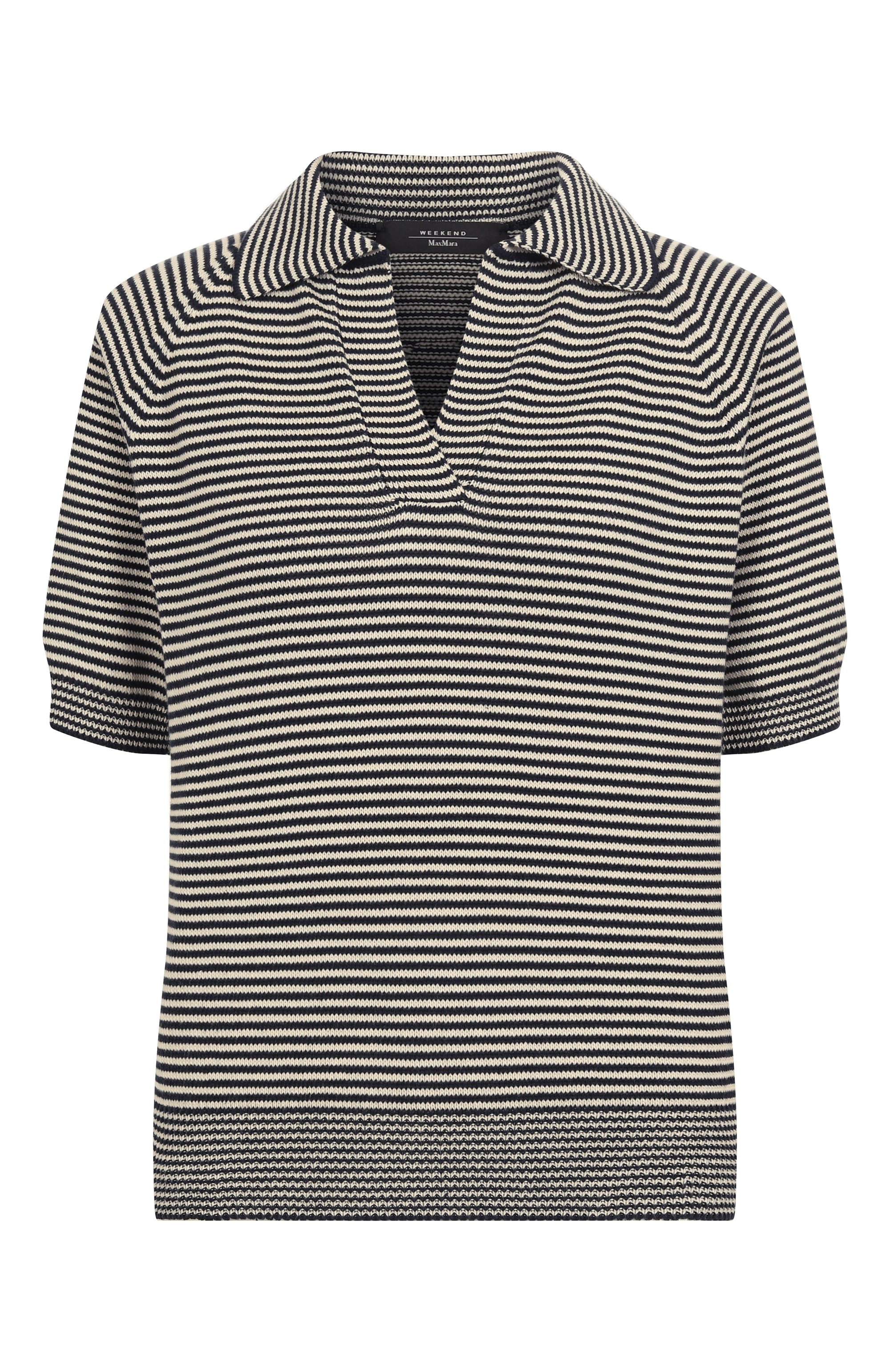 Хлопковое поло WEEKEND MAX MARA разноцветного цвета по цене 24500 руб., арт. JUNI0R, фото 1 Хлопковое поло WEEKEND MAX MARA, арт. JUNI0R, фото 1