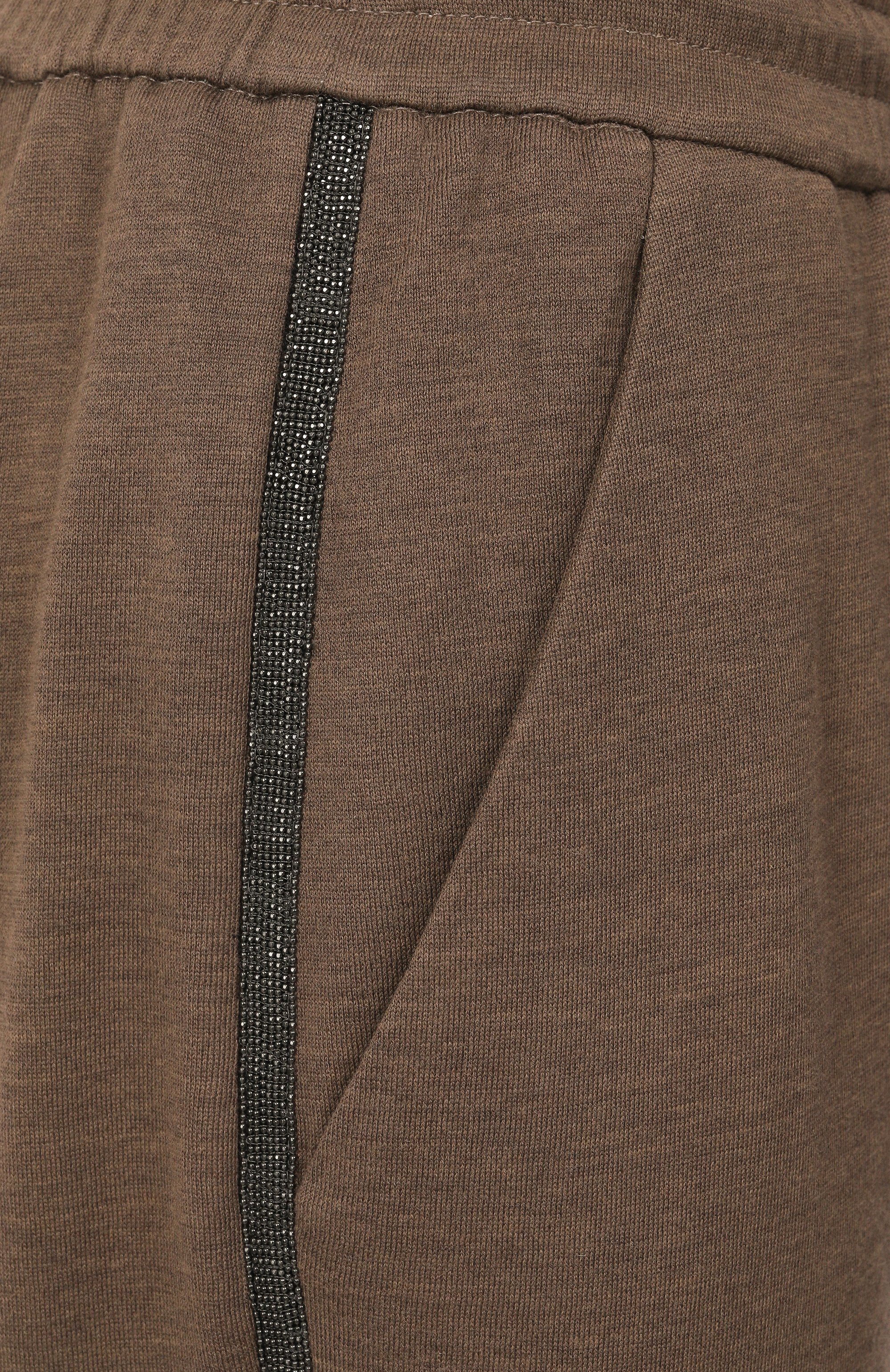 Брюки из хлопка и шелка BRUNELLO CUCINELLI, арт. MD828SM679, фото 6