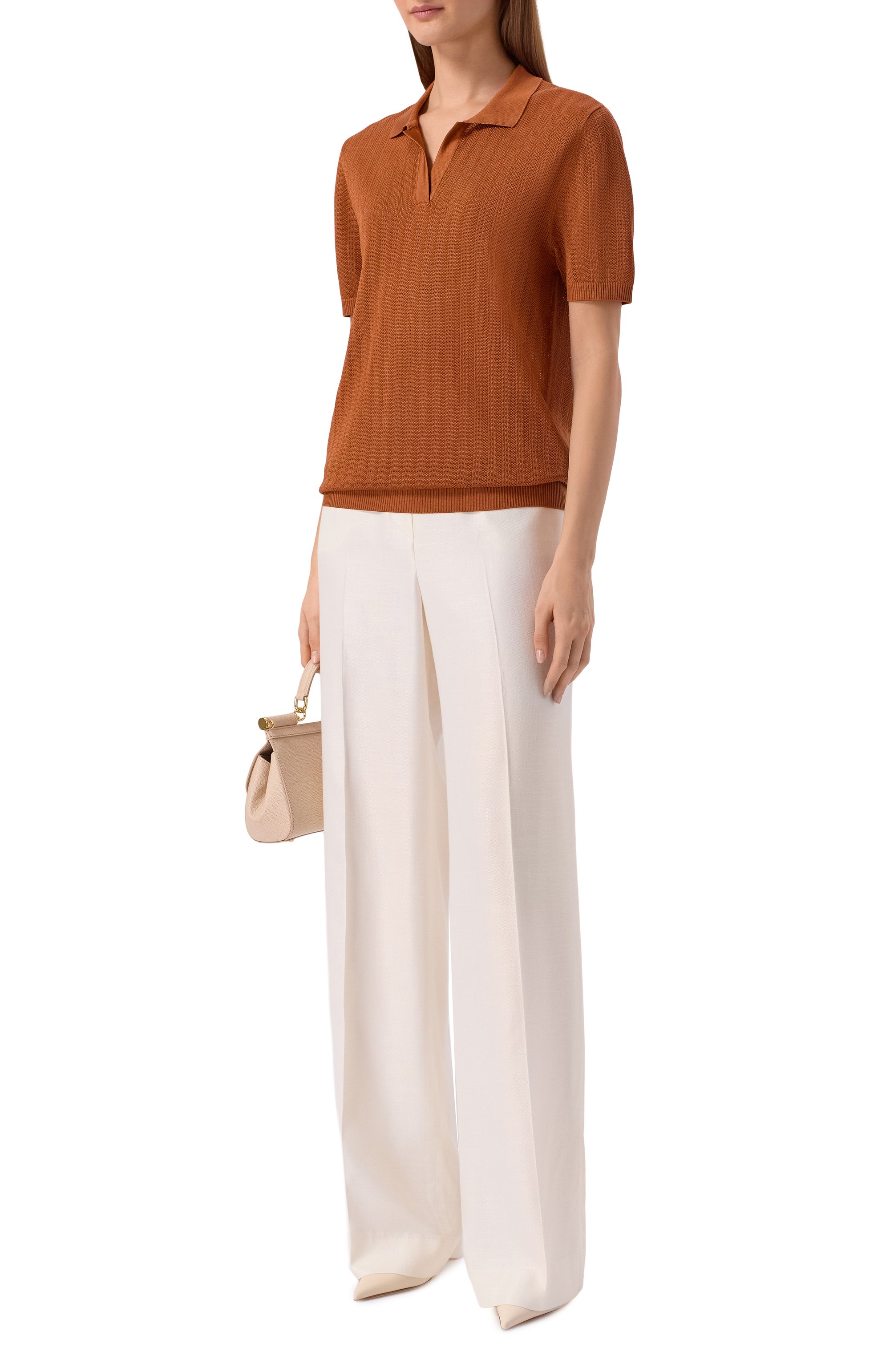 Шелковое поло KITON, арт. D61786K0920, фото 2