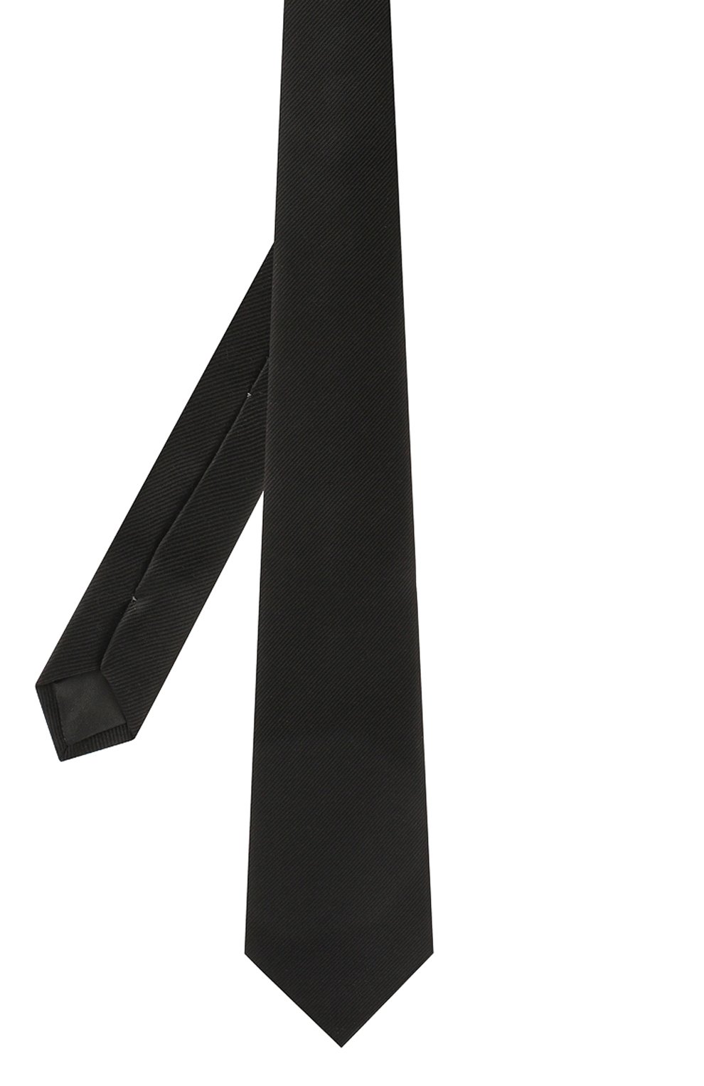 Шелковый галстук LANVIN черного цвета по цене 15700 руб., арт. 1302/TIE, фото 2 Шелковый галстук LANVIN, арт. 1302/TIE, фото 2