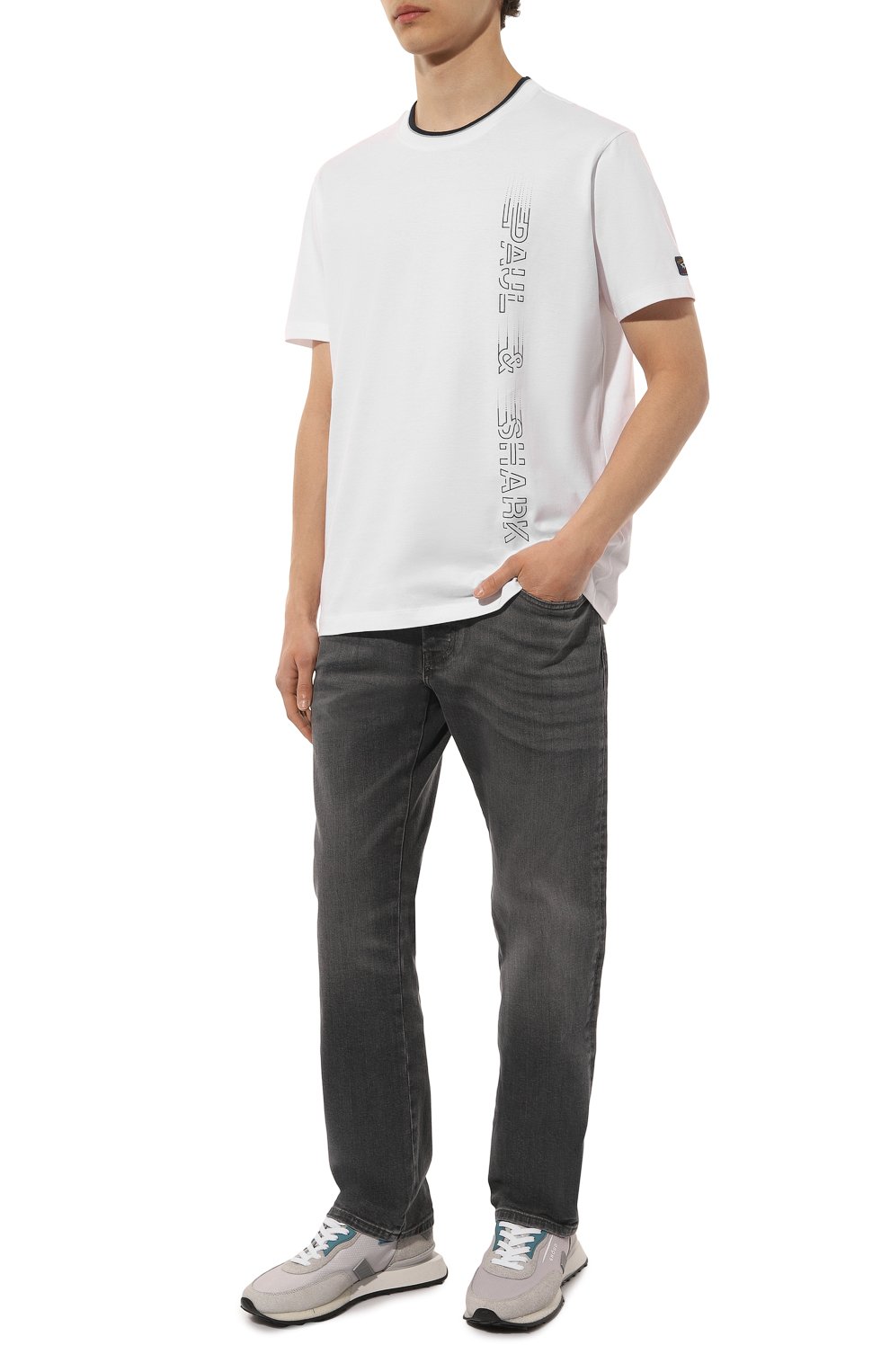 Хлопковая футболка PAUL&SHARK, арт. 23411099, фото 2