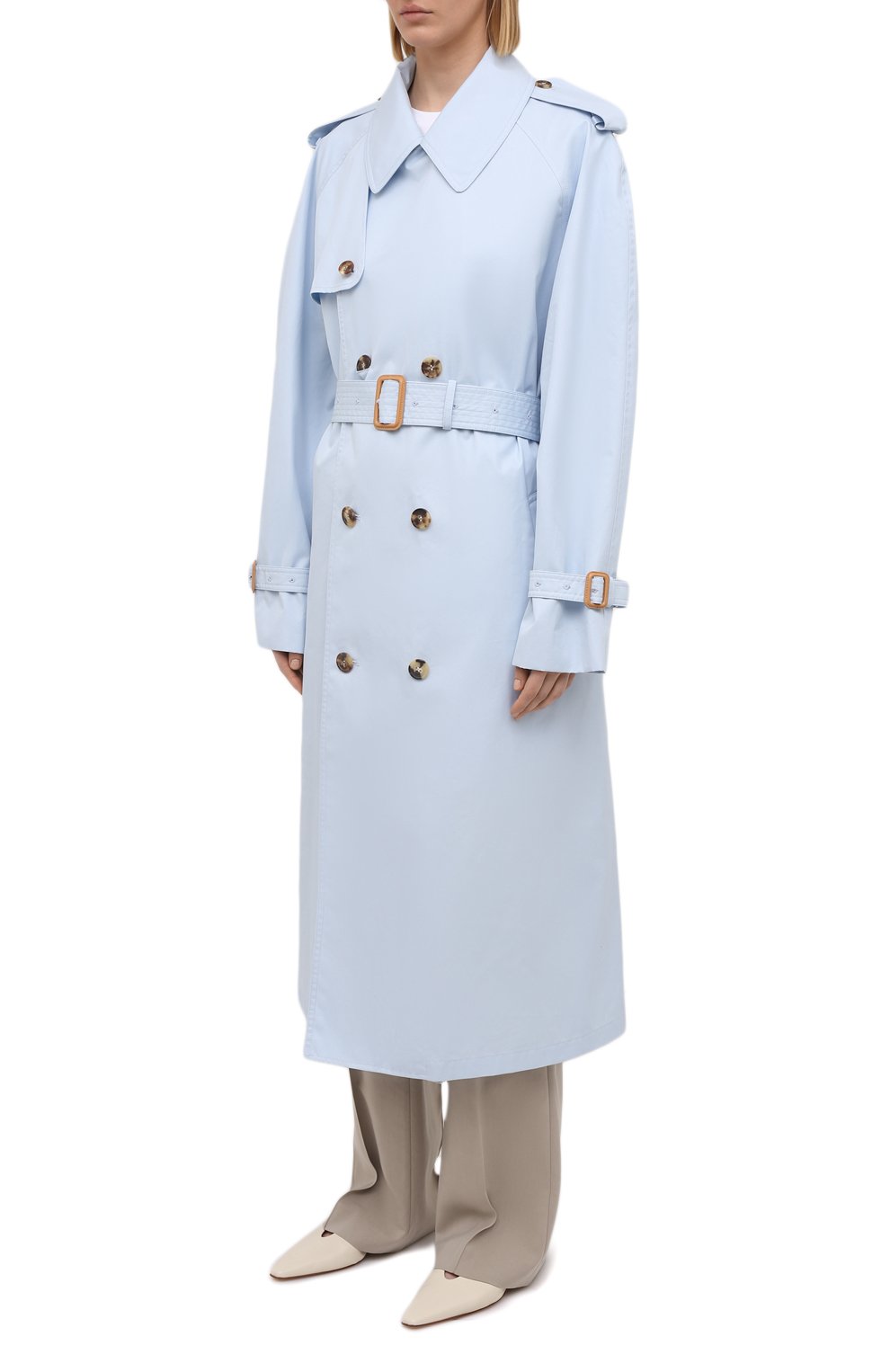 Хлопковый тренч WARDROBE.NYC, арт. W4009R04, фото 3