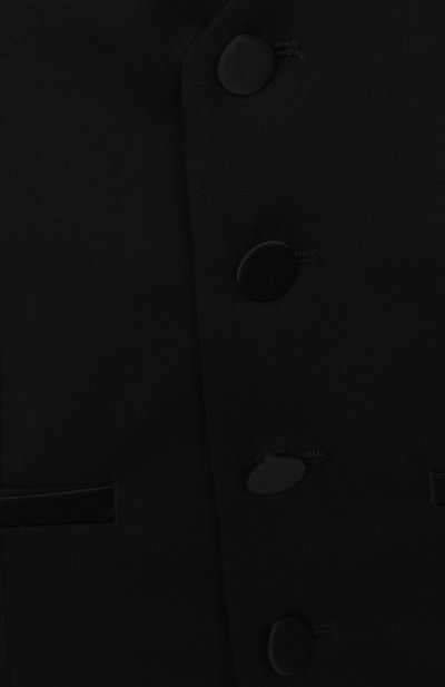 Шерстяной жилет EMPORIO ARMANI черного цвета по цене 22300 руб., арт. 6H4GJD/4N3FZ, фото 3 Шерстяной жилет EMPORIO ARMANI, арт. 6H4GJD/4N3FZ, фото 3