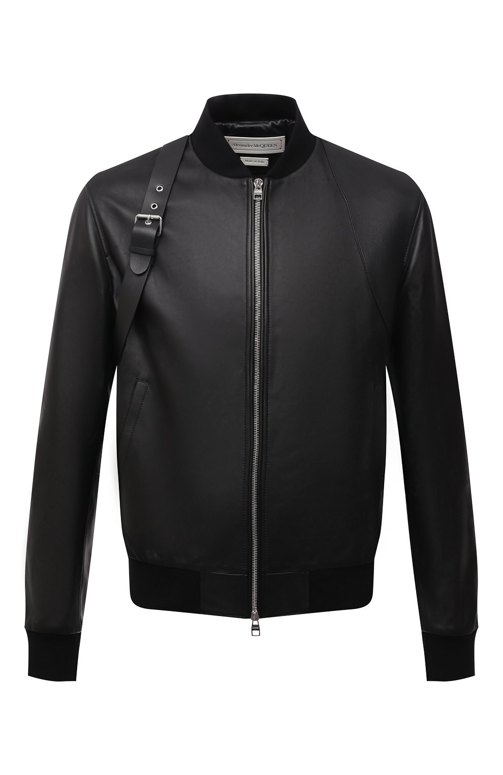 Кожаный бомбер ALEXANDER MCQUEEN, арт. 663558/Q5HVH, фото 1