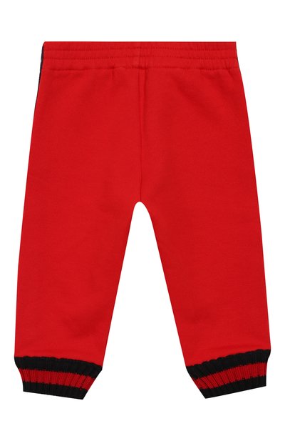 Хлопковые джоггеры GUCCI красного цвета по цене 21750 руб., арт. 497807/X9L52, фото 2 Хлопковые джоггеры GUCCI, арт. 497807/X9L52, фото 2