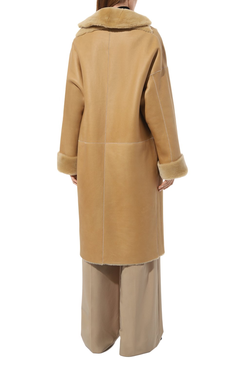 Двусторонняя дубленка TEGIN светло-бежевого цвета по цене 325000 руб., арт. Reynald-3179/2, фото 4 Двусторонняя дубленка TEGIN, арт. Reynald-3179/2, фото 4