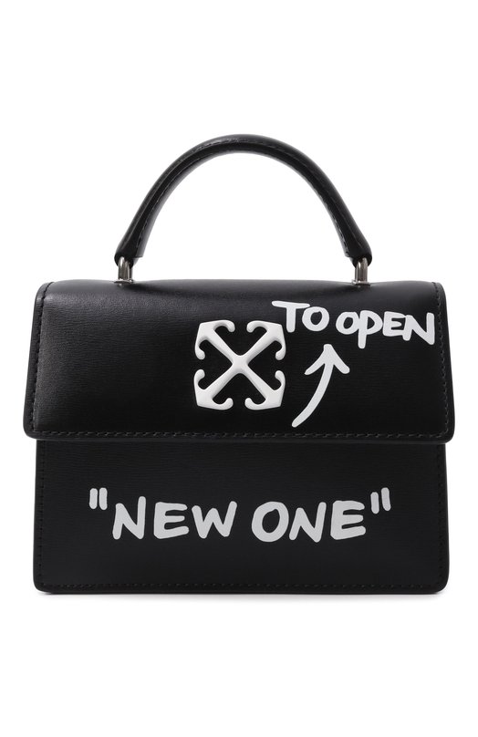 Сумка Jitney baby Off-White 0WNP063C99LEA002 Чёрный 0WNP063C99LEA002