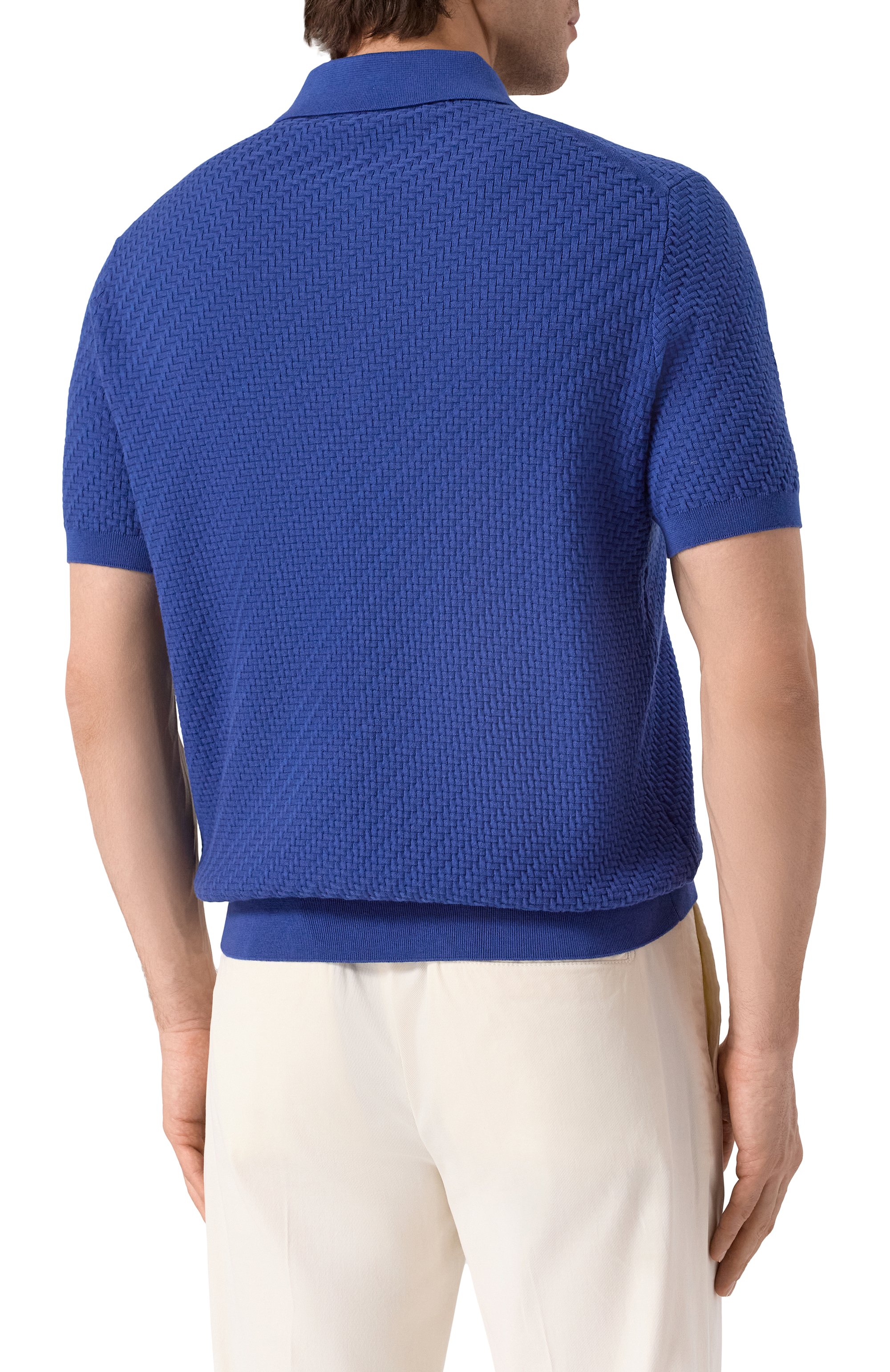 Поло из хлопка и шелка BRIONI, арт. UMR200/PAK22, фото 4