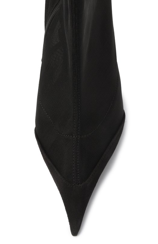 Текстильные сапоги Fang 95 Mugler MUSS24SC013_CX001 Чёрный  MUSS24SC013_CX001 Фото 6