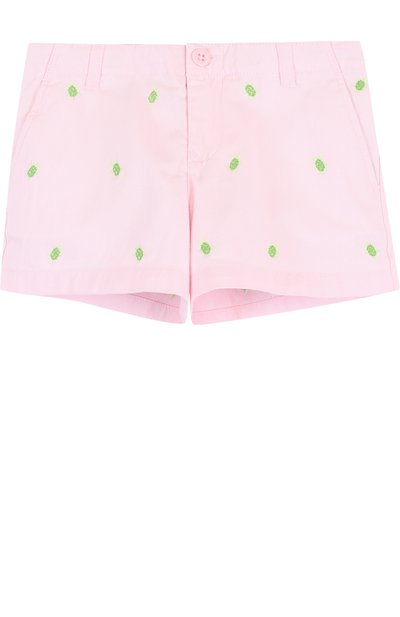 Хлопковые мини-шорты с вышивкой POLO RALPH LAUREN, арт. 312688452, фото 1