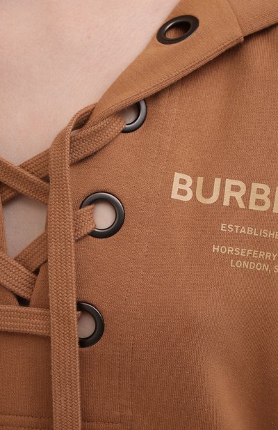 Хлопковое худи BURBERRY, арт. 8038690, фото 5