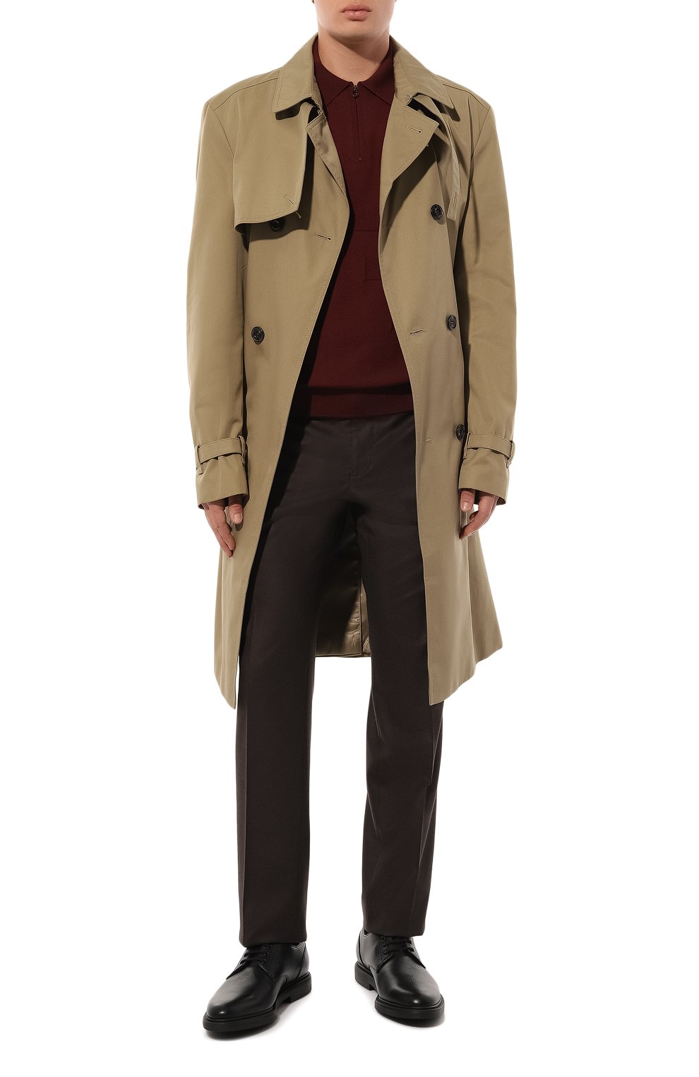 Шерстяное поло с отделкой из кожи аллигатора STEFANO RICCI, арт. KE06000AZ1/E23301/ALMIS, фото 2