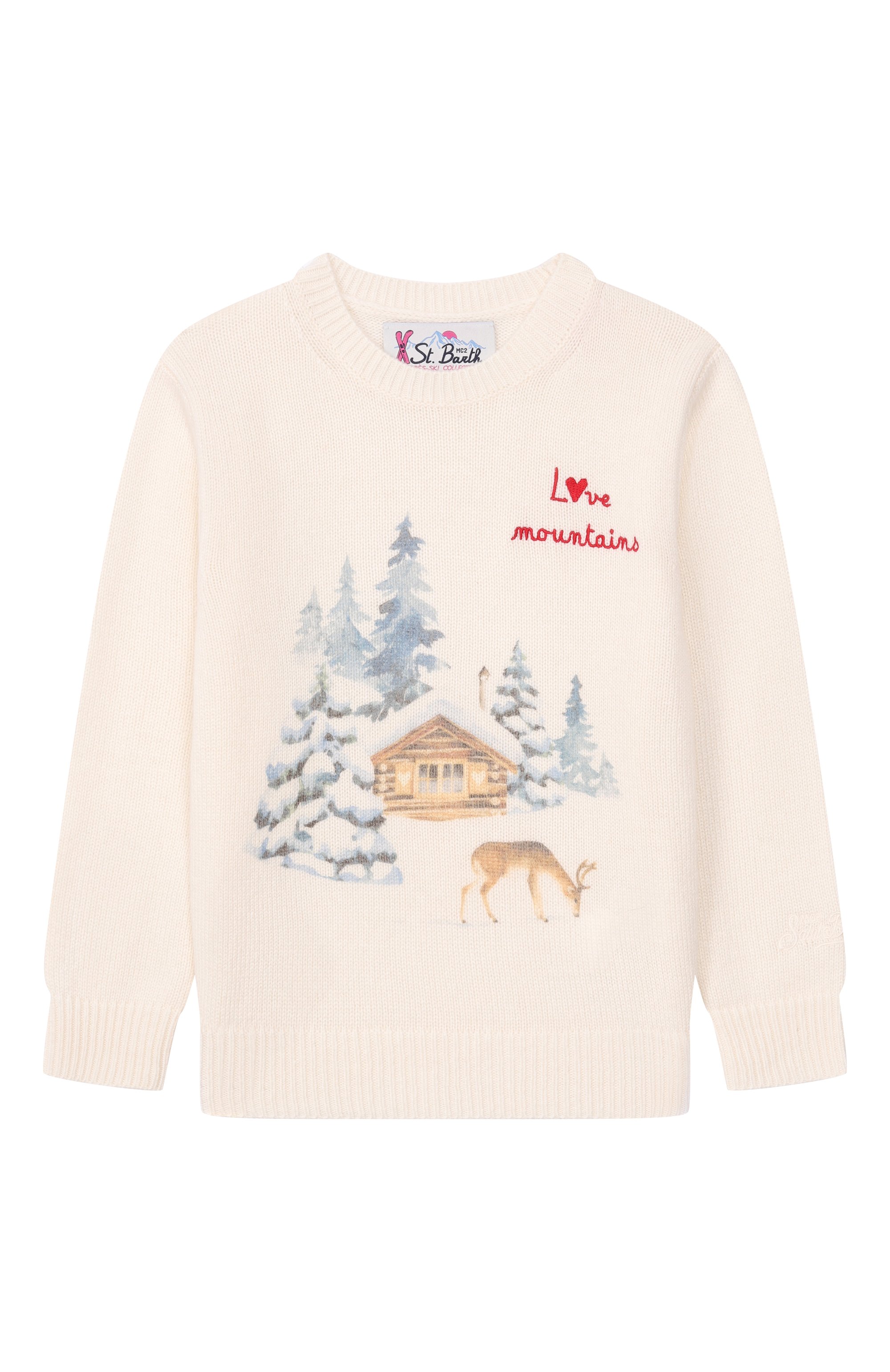 Пуловер из шерсти и вискозы MC2 SAINT BARTH, арт. PRC0015-00372I/PRINCESS PRINT_001, фото 1