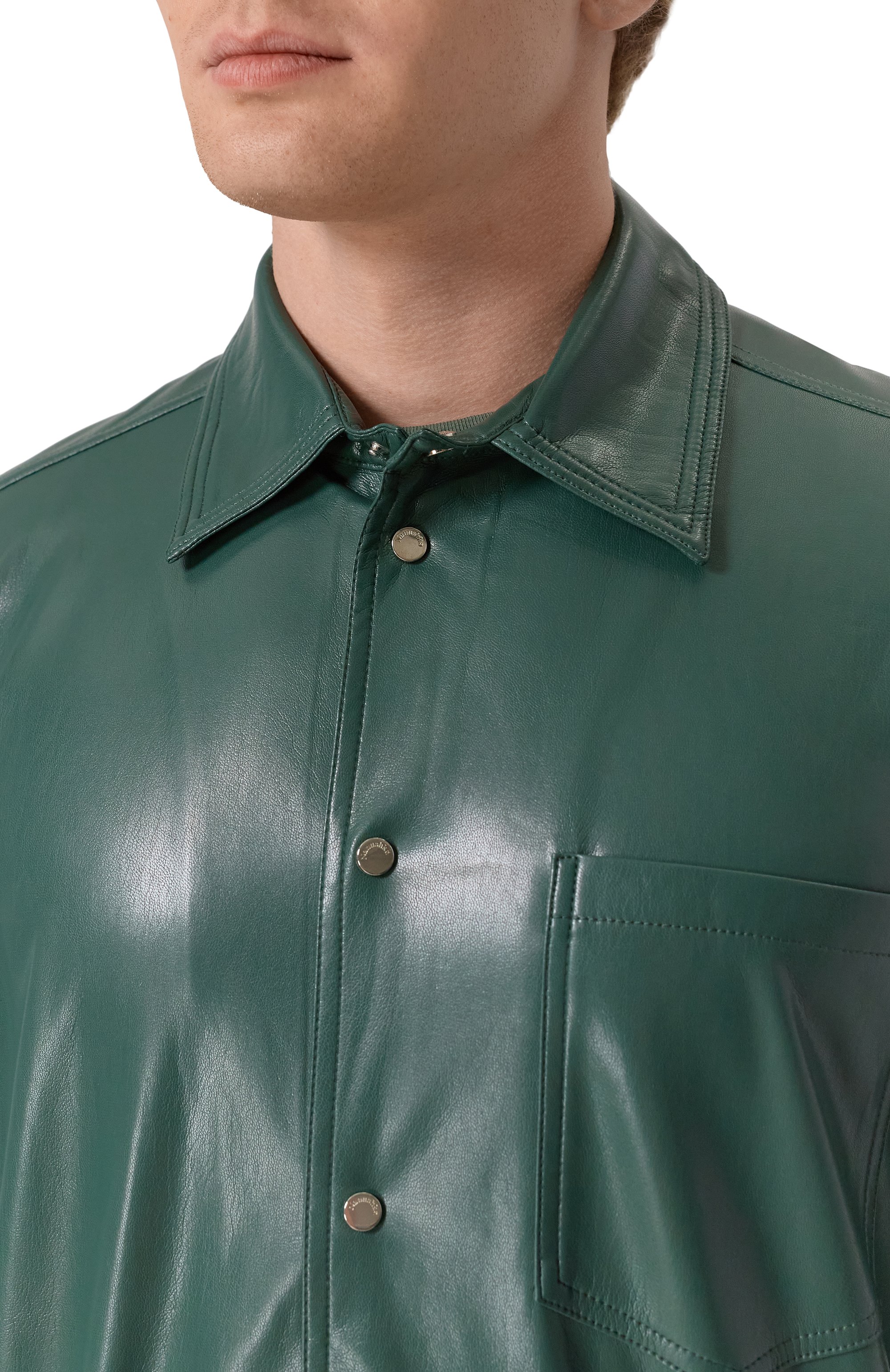 Рубашка из экокожи NANUSHKA, арт. NM25RSTP02267, фото 5