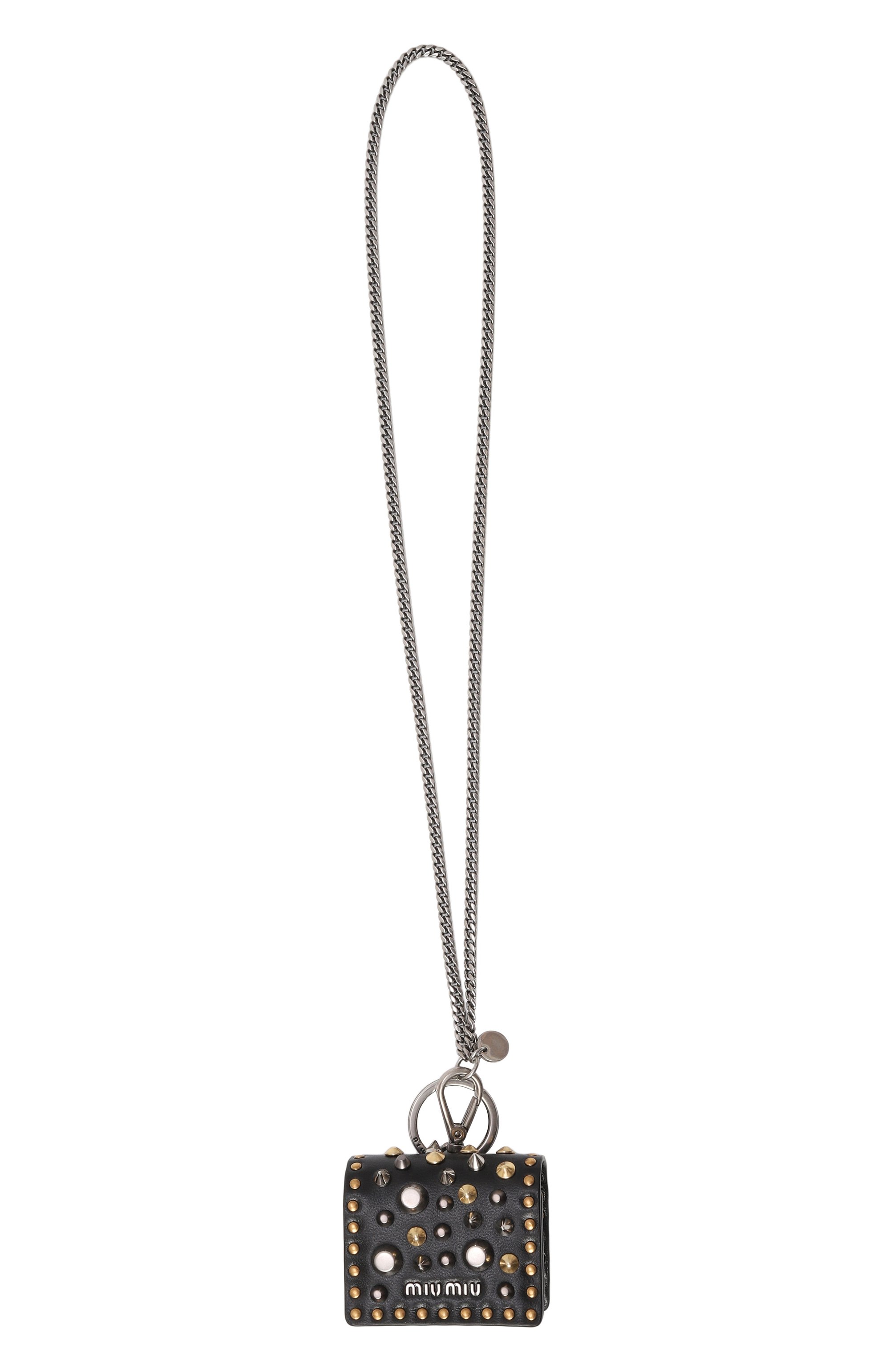 Кожаный футляр для airpods MIU MIU, арт. 5TT139-2DQR-F0002, фото 4