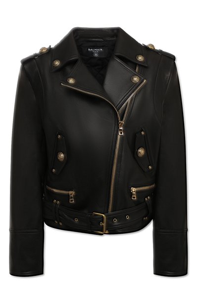 Женская кожаная куртка BALMAIN, арт. UF18250/L025