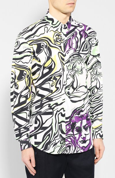 Хлопковая рубашка JUST CAVALLI, арт. S03DL0218/N39261, фото 3