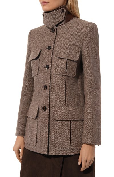 Шерстяной жакет CHLOÉ, арт. CHC24WVE03190, фото 3