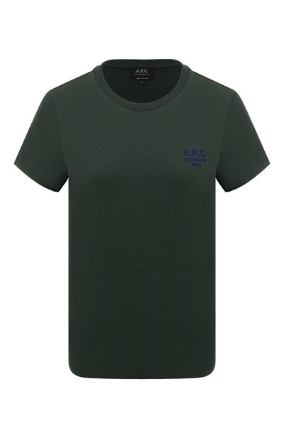 Женская хлопковая футболка A.P.C., арт. C0EZCF26848KAG