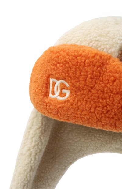 Шапка-ушанка из экомеха DOLCE & GABBANA, арт. LB5H69/FUS4F, фото 3