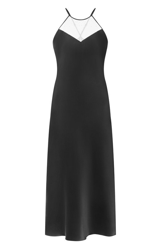 Шелковая сорочка Luna Di Seta VLST61137 Чёрный VLST61137