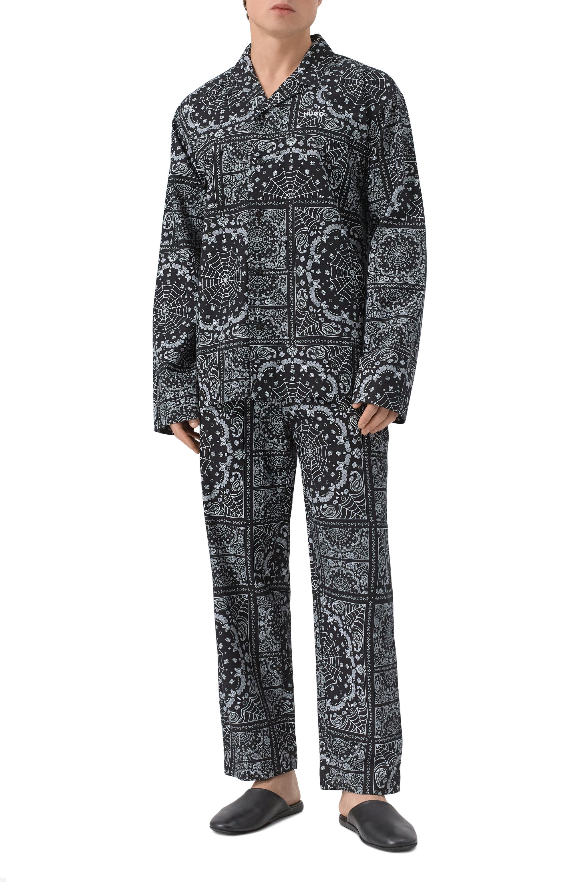 Хлопковая пижама HUGO, арт. 50535774, фото 2