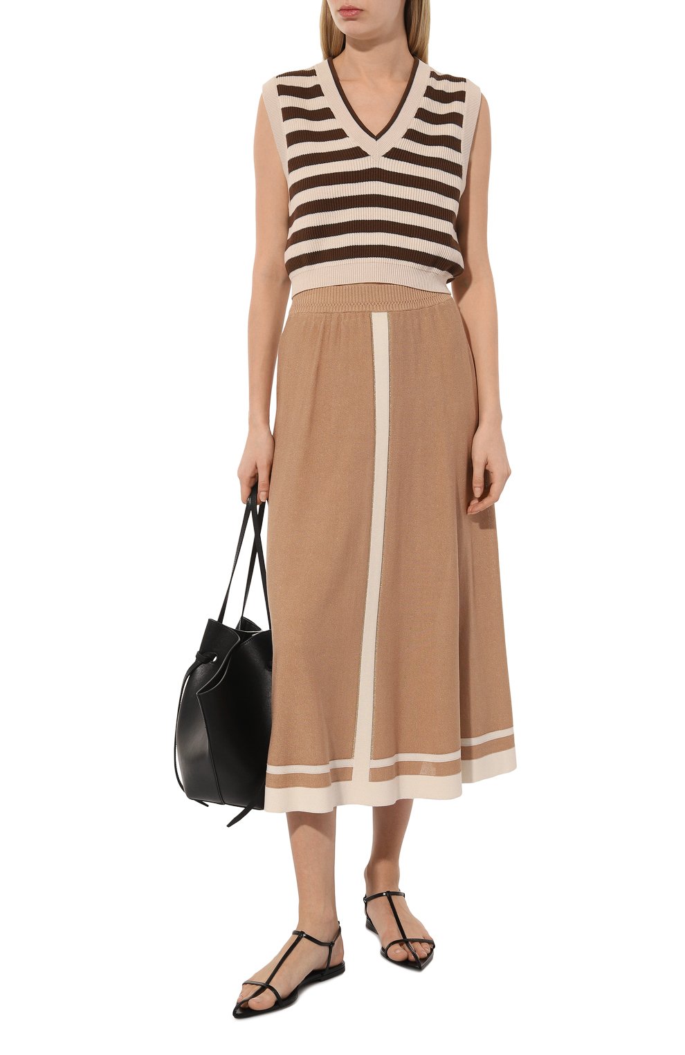 Юбка из шелка и вискозы FREEAGE, арт. S24.SK051.6079.102, фото 2