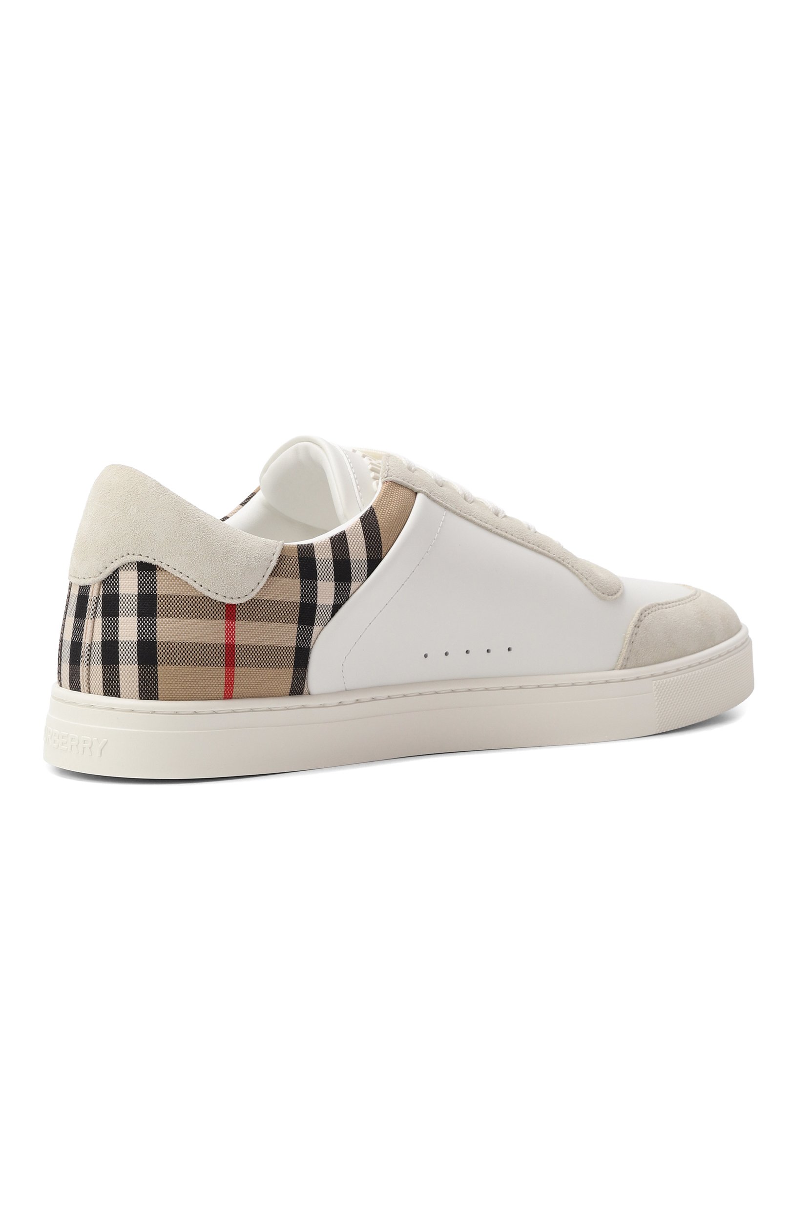 Комбинированные кеды BURBERRY, арт. 8069089, фото 4